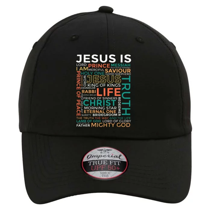 Names Of Jesus Jesus Is Christian The Original Performance Cap