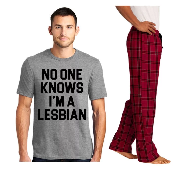 No One Knows I'm A Lesbian Pajama Set