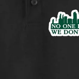 No One Likes Us We DonT Care Design Dry Zone Grid Performance Polo