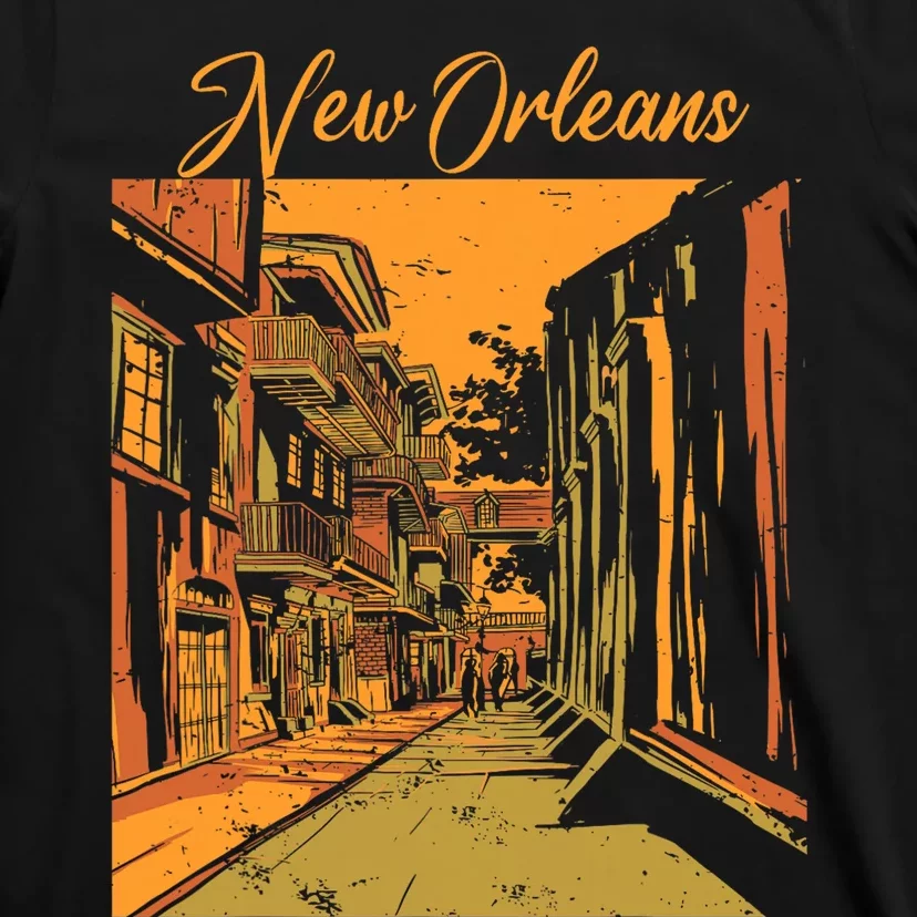 New Orleans Louisiana Souvenir Bourbon Street T-Shirt