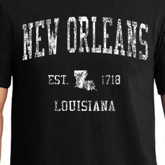 New Orleans Louisiana La Pajama Set