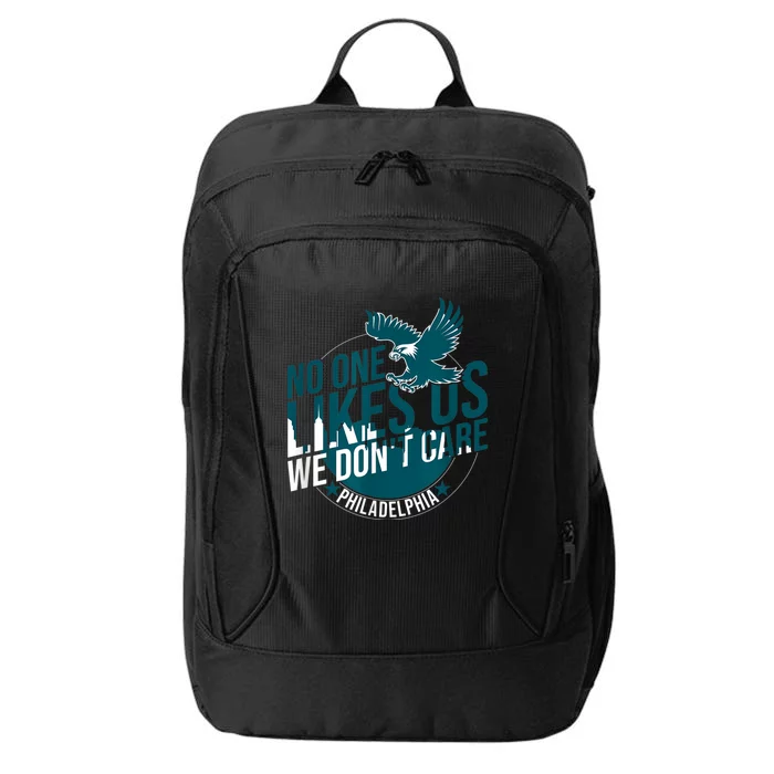 No One Likes Us We Don't Care Vintage Philly Bird Gang Funny City Backpack