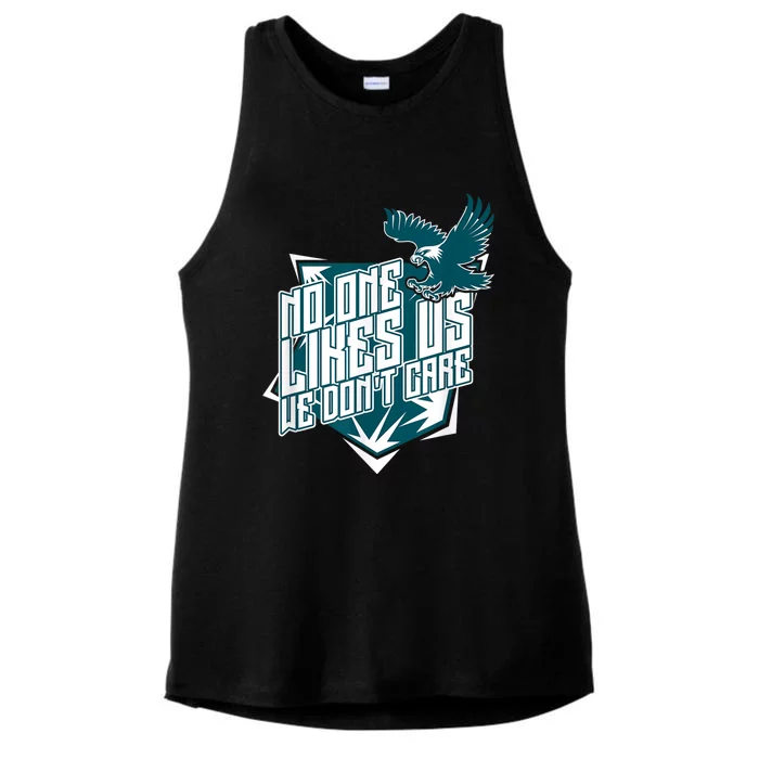 No One Likes Us We Don't Care Vintage Philly No One Likes Us We Don't Care Ladies Tri-Blend Wicking Tank