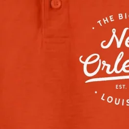 New Orleans Louisiana Big Easy Nola Dry Zone Grid Performance Polo