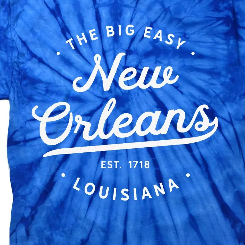 New Orleans Louisiana Big Easy Nola Tie-Dye T-Shirt