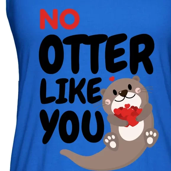 No Otter Like You Funny Otter Phrase Sweet Otter Gift Ladies Essential Flowy Tank