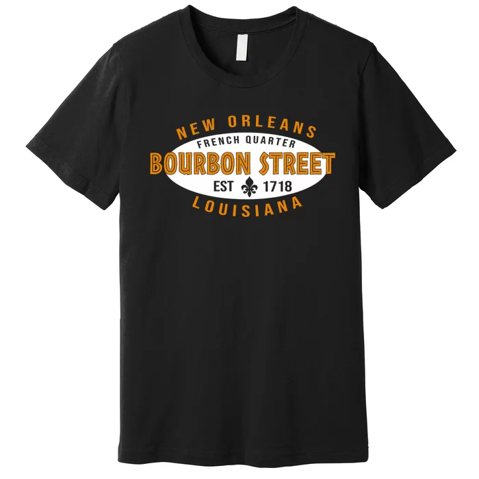 New Orleans Louisiana Bourbon Street Premium T-Shirt