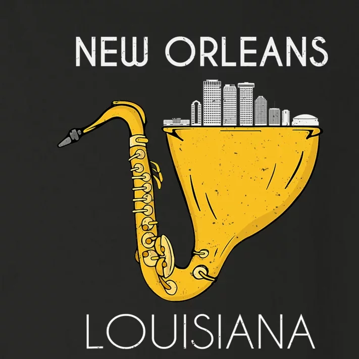 New Orleans Louisiana Jazz Music Player Saxophone Toddler Long Sleeve Shirt