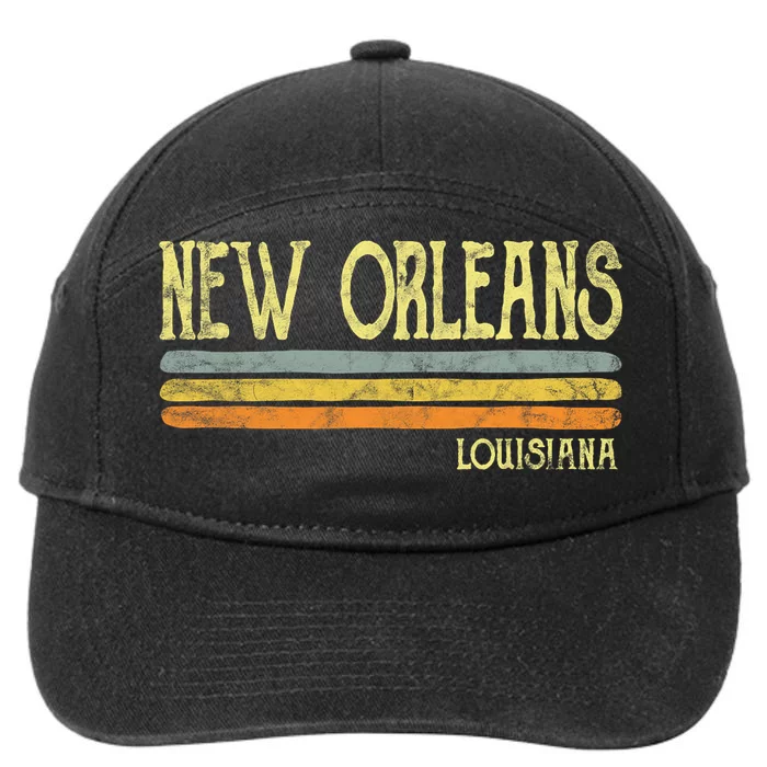 New Orleans Louisiana La Love Gift Souvenir 7-Panel Snapback Hat