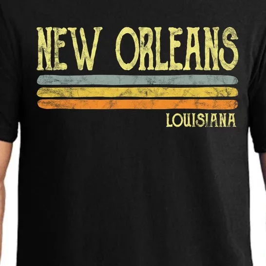 New Orleans Louisiana La Love Gift Souvenir Pajama Set