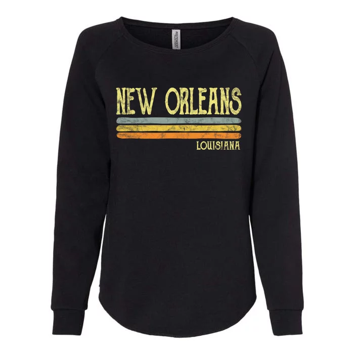 New Orleans Louisiana La Love Gift Souvenir Womens California Wash Sweatshirt