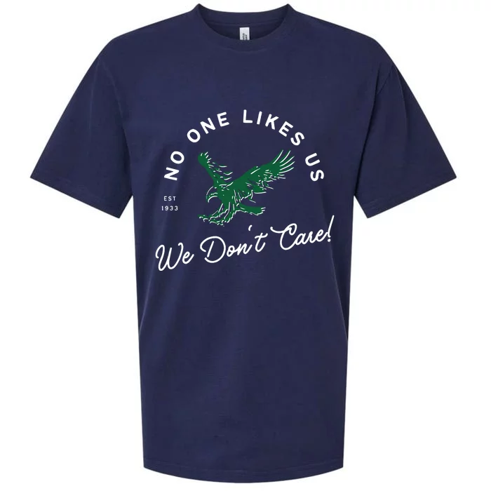 No One Likes Us We Don't Care Philly Football Philadelphia Lover Team Sueded Cloud Jersey T-Shirt