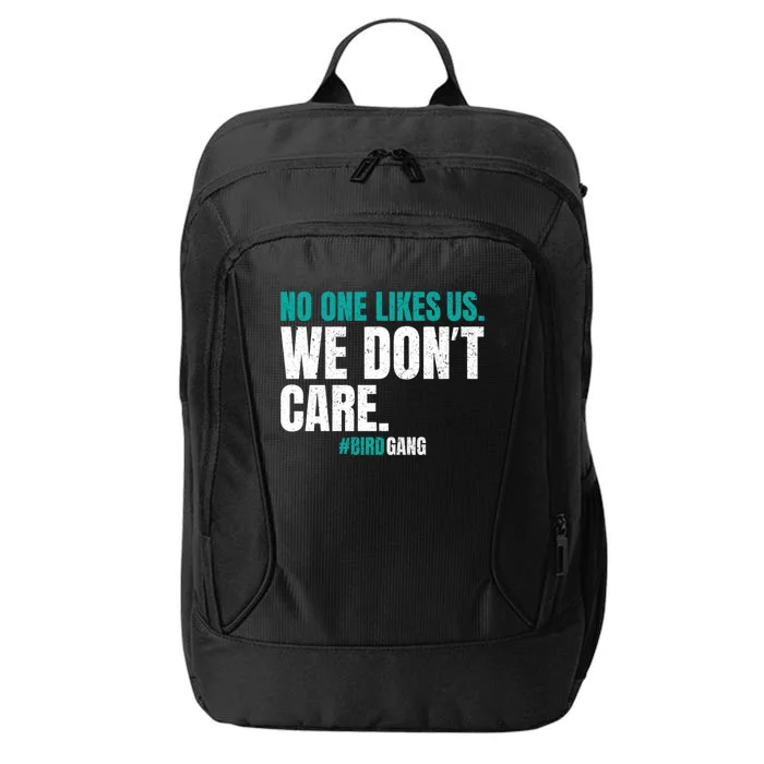 No One Likes Us We Don't Care Philly Philadelphia Football City Backpack