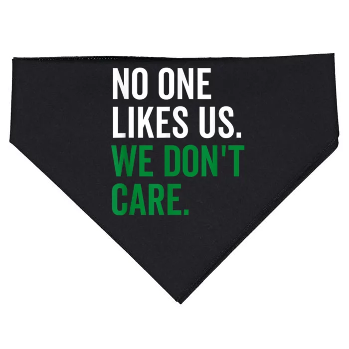 No One Likes Us We Don't Care Philadelphia Philly Fan USA-Made Doggie Bandana