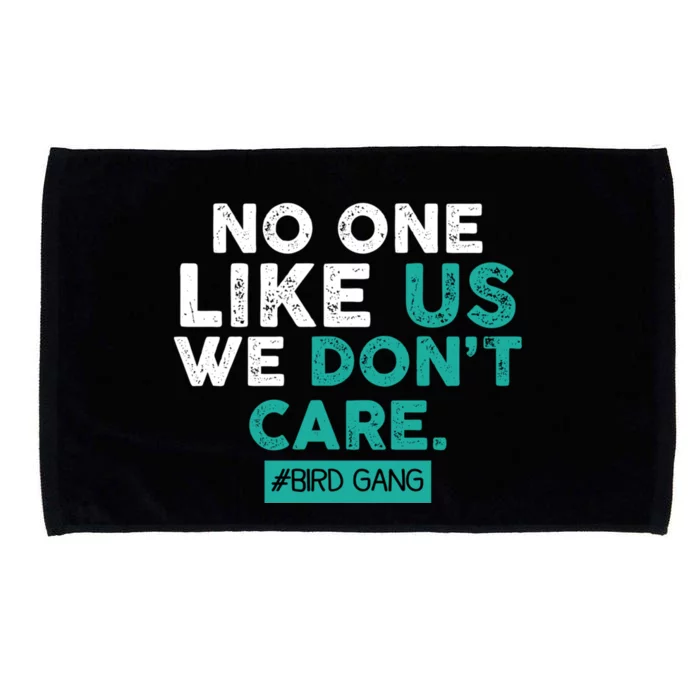 No One Likes Us We Don't Care Vintage Philly Bird Gang Funny Microfiber Hand Towel