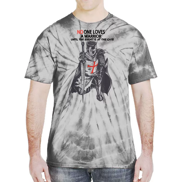 No One Loves A Warrior, Warriors Of Christ Knights Templar Tie-Dye T-Shirt