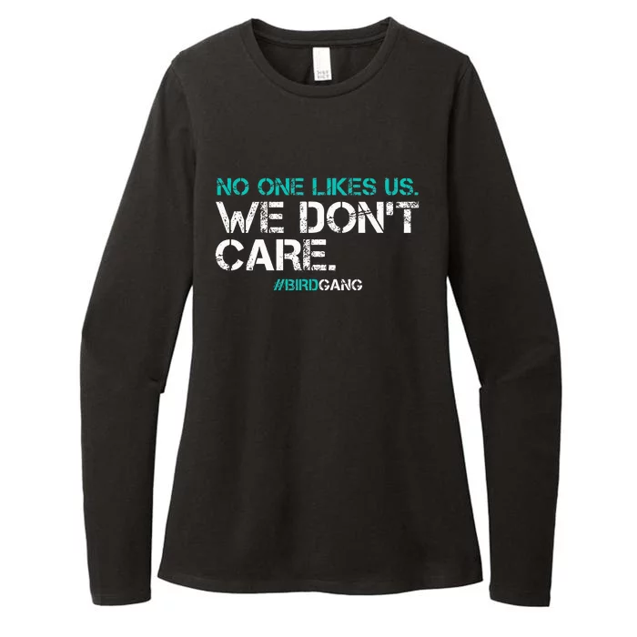 No One Likes Us We Don't Care Vintage Philly Motivational Womens CVC Long Sleeve Shirt