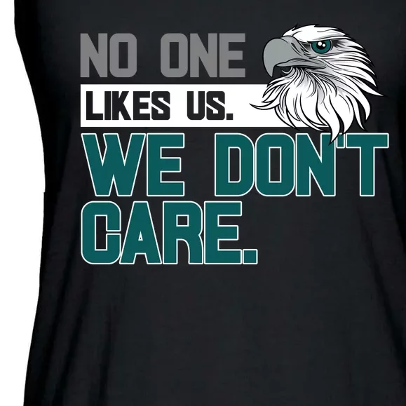 No One Likes Us We Don't Care Football Fan Ladies Essential Flowy Tank