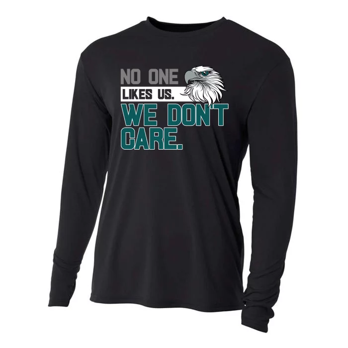 No One Likes Us We Don't Care Football Fan Cooling Performance Long Sleeve Crew