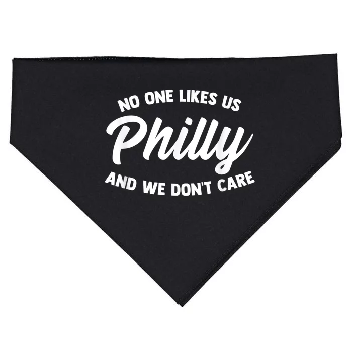 No One Likes Us We Don't Care Philadelphia Philly Fan USA-Made Doggie Bandana