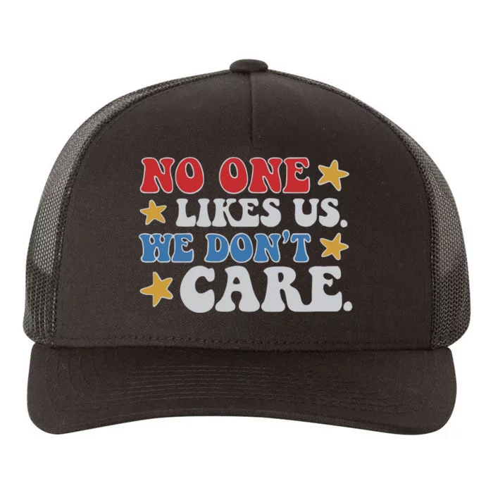 No One Likes Us Usa Stars Yupoong Adult 5-Panel Trucker Hat