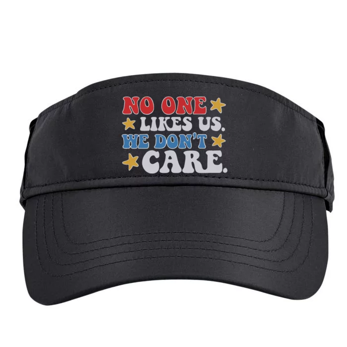 No One Likes Us Usa Stars Adult Drive Performance Visor