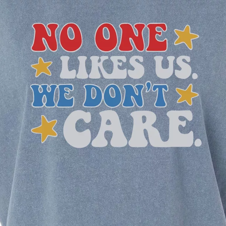 No One Likes Us Usa Stars Garment-Dyed Women's Muscle Tee