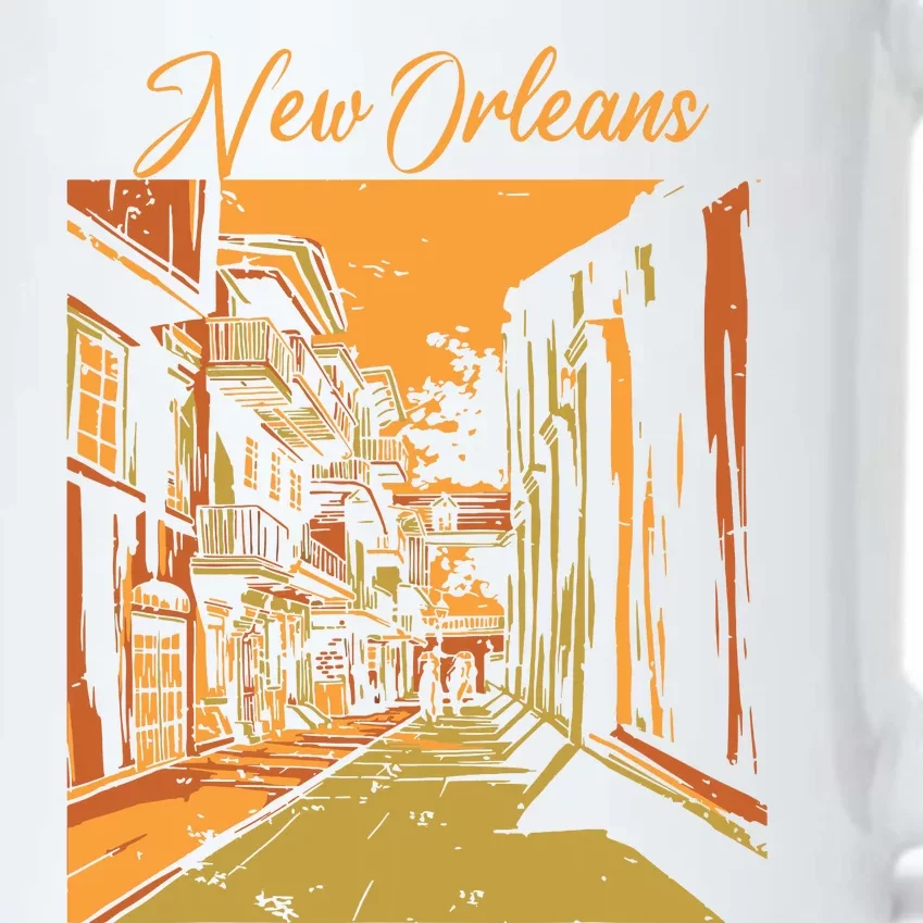 New Orleans Louisiana Souvenir Bourbon Street Black Color Changing Mug