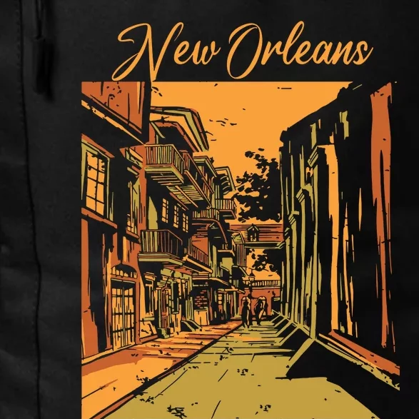 New Orleans Louisiana Souvenir Bourbon Street Daily Commute Backpack