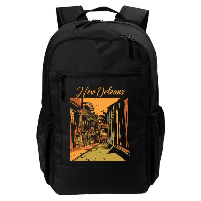 New Orleans Louisiana Souvenir Bourbon Street Daily Commute Backpack