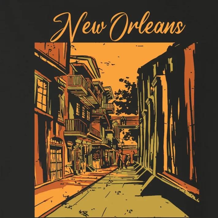 New Orleans Louisiana Souvenir Bourbon Street Toddler Long Sleeve Shirt