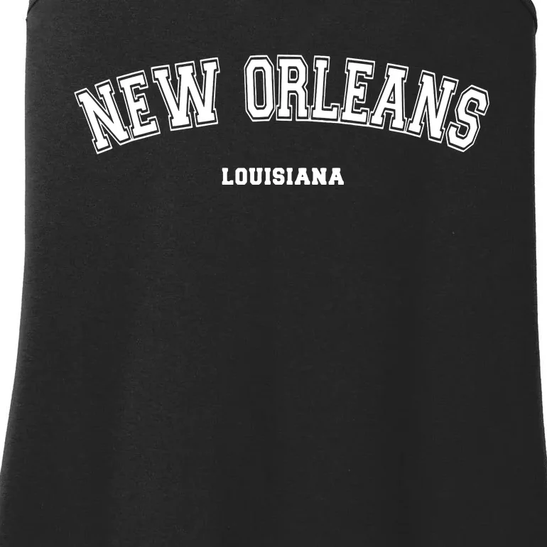 New Orleans Louisiana Ladies Essential Tank