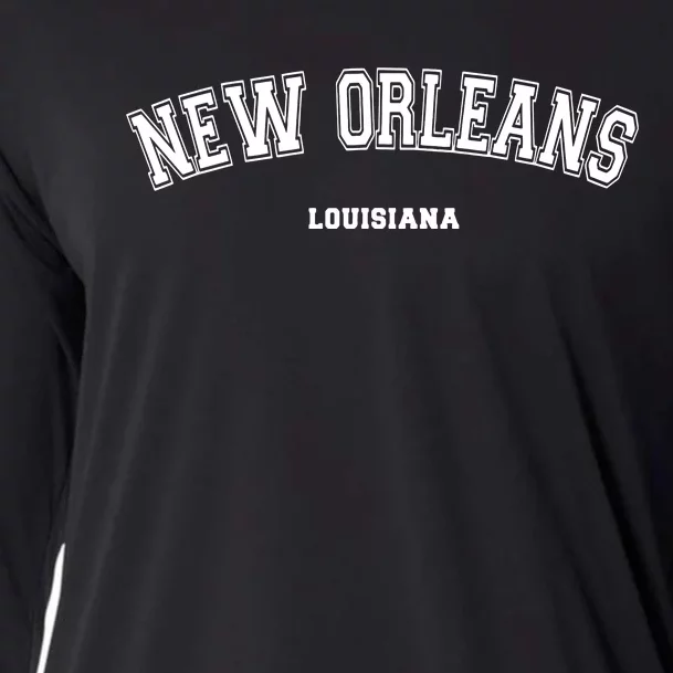 New Orleans Louisiana Cooling Performance Long Sleeve Crew