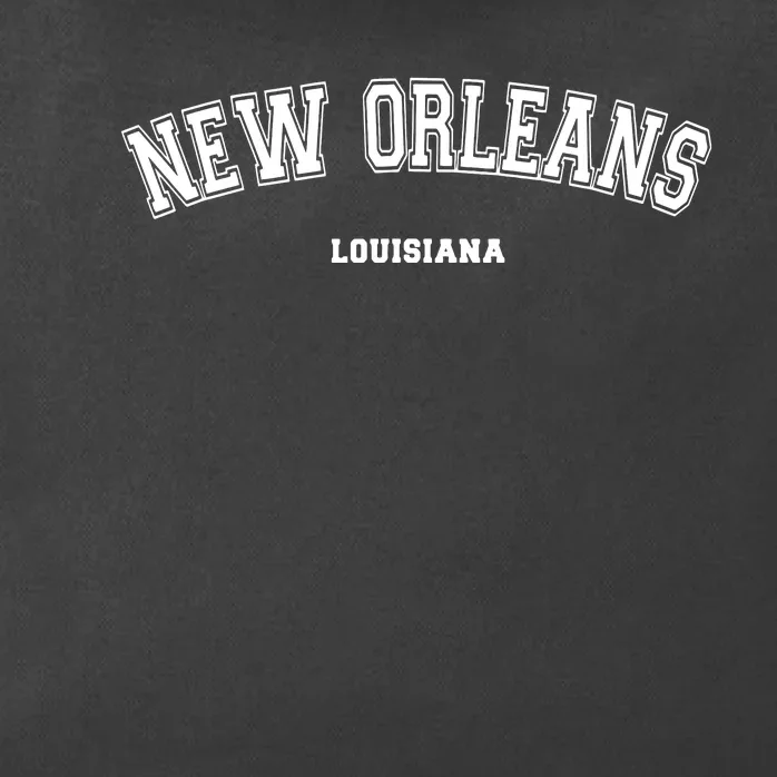 New Orleans Louisiana Zip Tote Bag