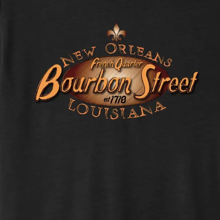 New Orleans Louisiana Bourbon Street French Quarter ChromaSoft Performance T-Shirt