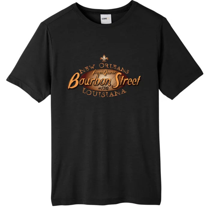 New Orleans Louisiana Bourbon Street French Quarter ChromaSoft Performance T-Shirt