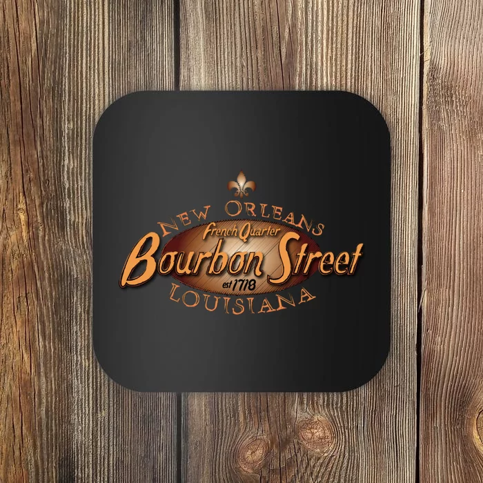 New Orleans Louisiana Bourbon Street French Quarter Coaster