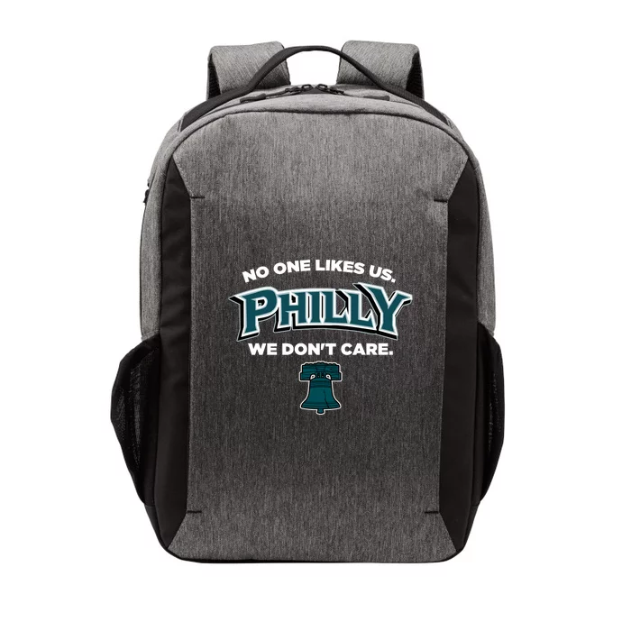 No One Likes Us We Don't Care Philly Philadelphia Vector Backpack