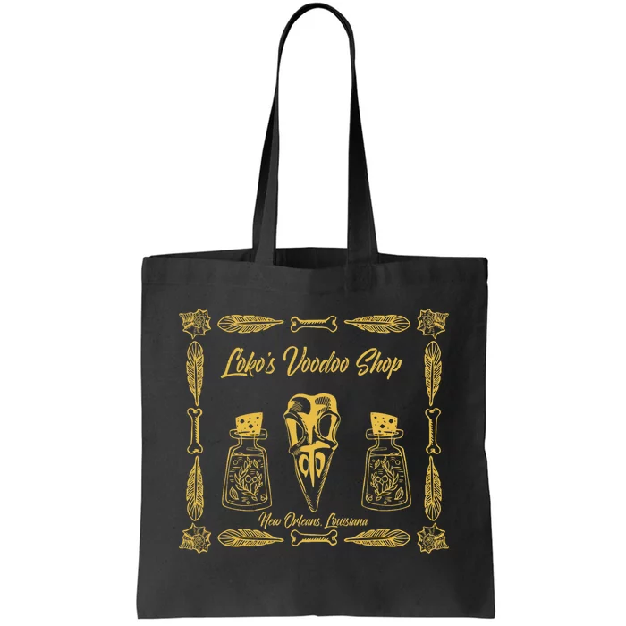 New Orleans Louisiana Voodoo Shop Souvenir Tote Bag