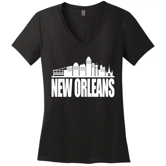 New Orleans Louisiana New Orleans Gift Idea Women's V-Neck T-Shirt