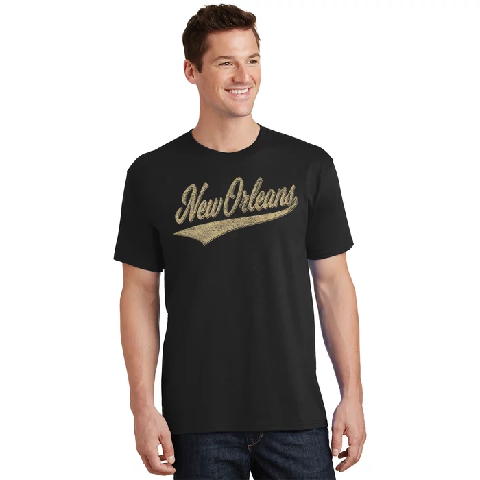 New Orleans Louisiana Varsity Script Classic Sports Jersey T-Shirt