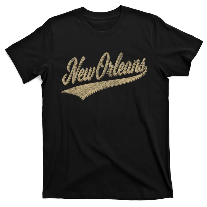 New Orleans Louisiana Varsity Script Classic Sports Jersey T-Shirt