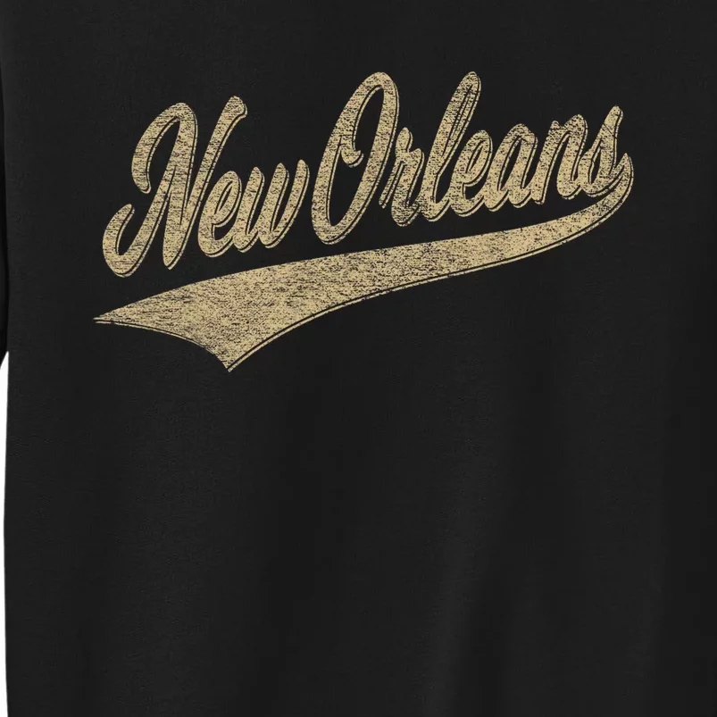 New Orleans Louisiana Varsity Script Classic Sports Jersey Tall Sweatshirt