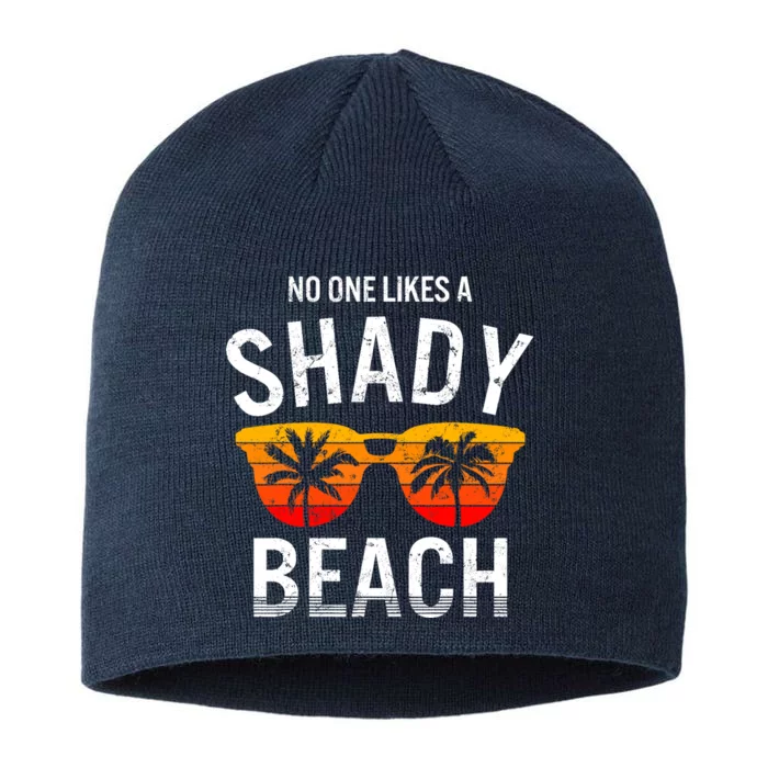 No One Like A Shady Beach Vacay Mode Traveling Surfing Wo 8 1/2in Sustainable Knit Beanie