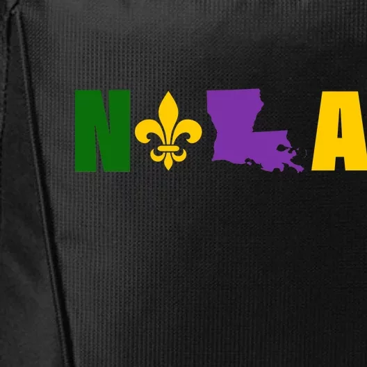 Nola Mardi Gras New Orleans City Backpack