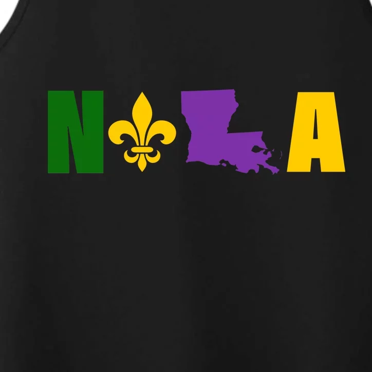 Nola Mardi Gras New Orleans Performance Tank