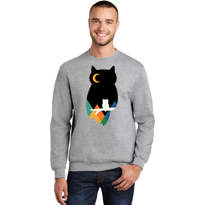 Night Owl Moon Pyramid Tall Sweatshirt