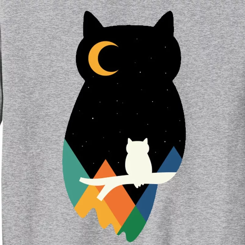 Night Owl Moon Pyramid Tall Sweatshirt