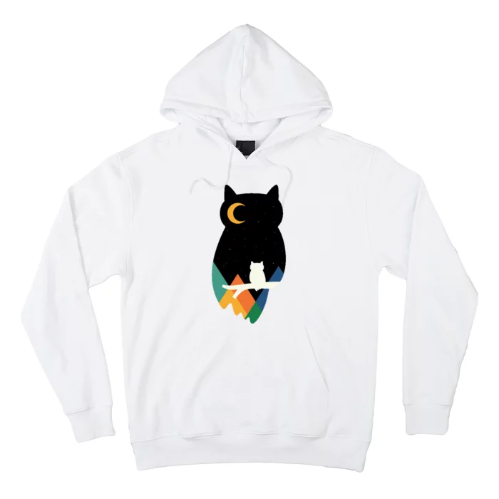 Night Owl Moon Pyramid Hoodie