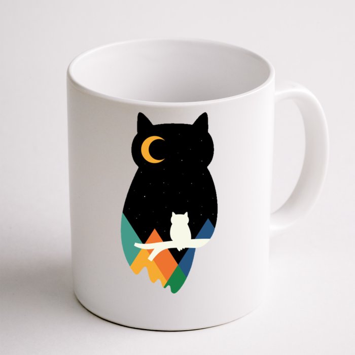 Night Owl Moon Pyramid Front & Back Coffee Mug